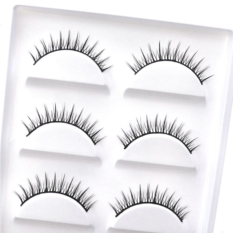 Support Double Eyelid Hard Stem Swollen False Lashes