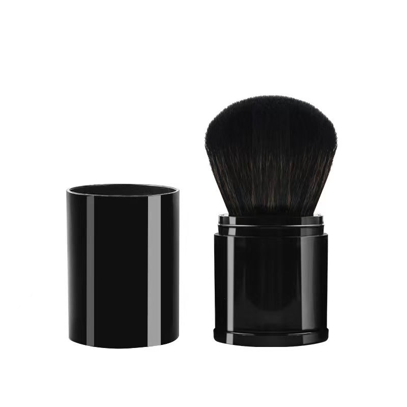 Small Black Retractable Brush Powder Beauty Makeup Accessories