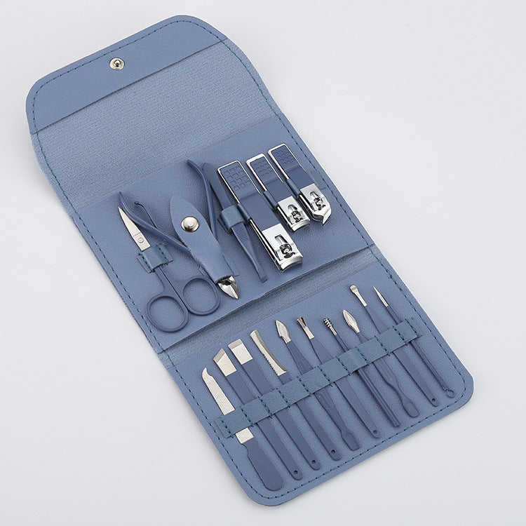 Ensemble d'outils pour les ongles imprimables avec ciseaux et coupe-ongles pliables