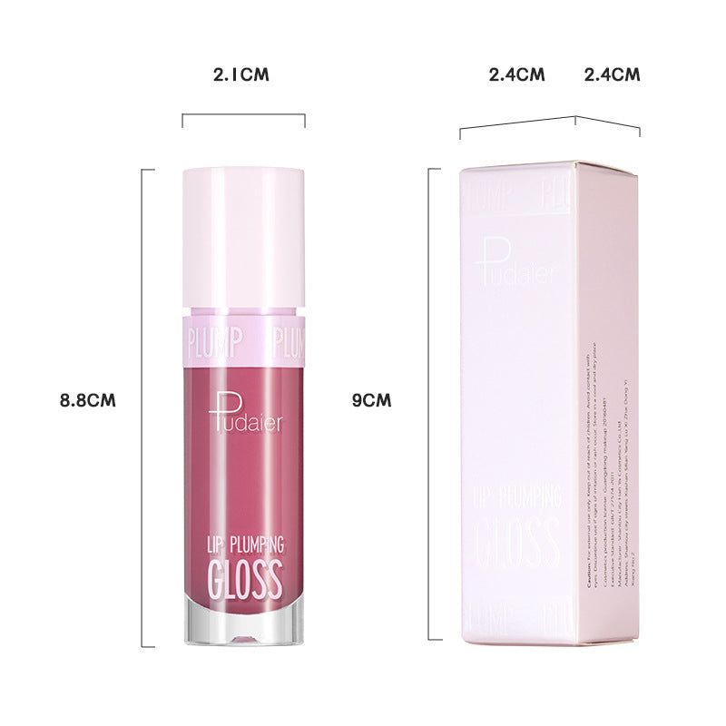 Gloss à lèvres au gingembre laqué hydratant