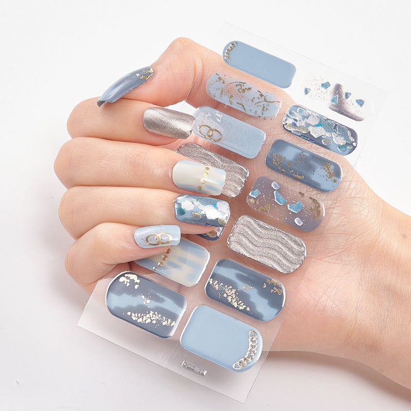 Source Technology Laser Gilding Full Priority Nail Stickers