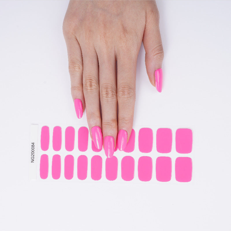 Gel Finger Therapy Light Uv Half Nail Stickers