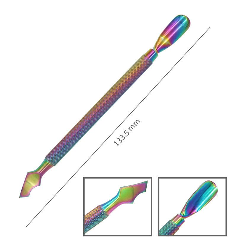 Ensemble d'outils à clous en acier inoxydable à double tête en titane de couleur