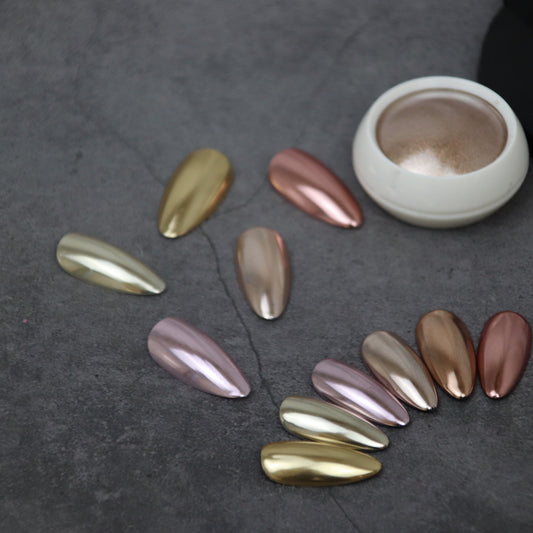 Titanium Gold Light Rose Bright Sier Nail Care Nail Art