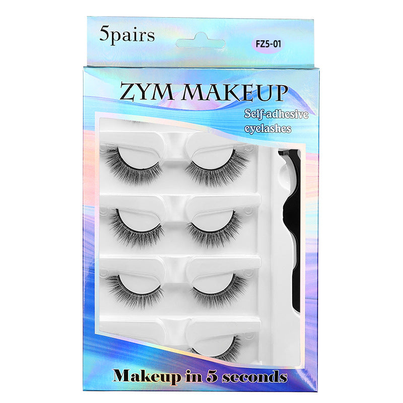 Self-adhesive Eyelashes Multiple Options Novice Adhesive False Lashes