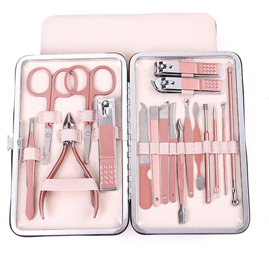 Kit de manucure et pédicure Ciseaux Outils Coffret d'outils pour les ongles