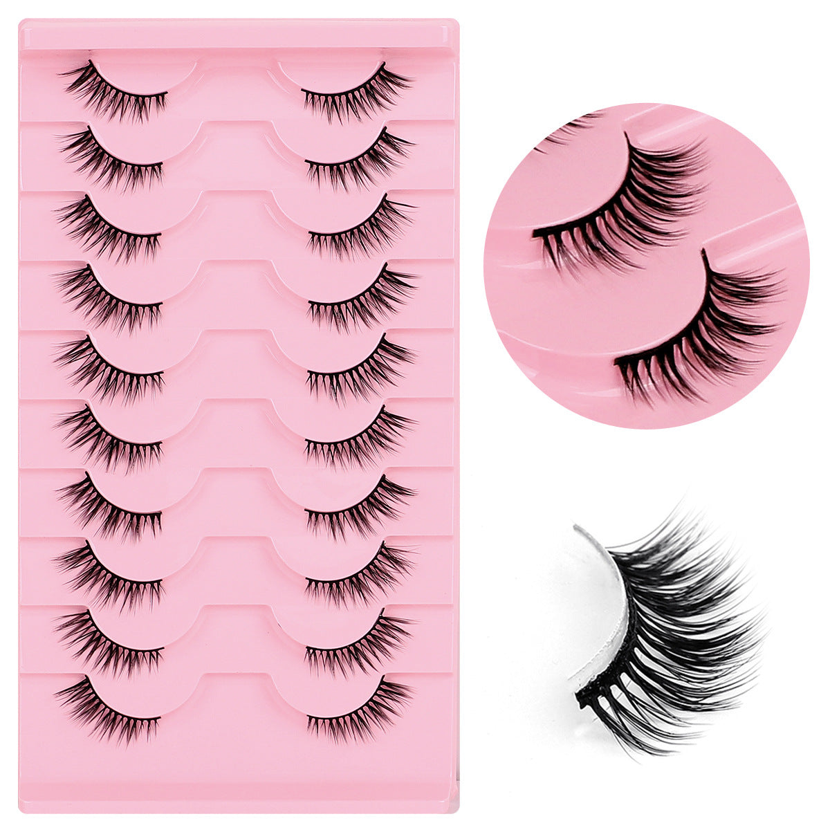 Curly Russian Eyelashes Fluffy Thick Three-dimensional False Lashes