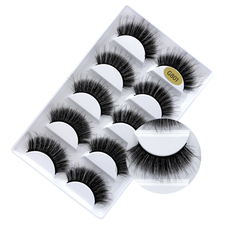 Eyelashes Natural Thick Pairs Mixed Eyelash False Lashes