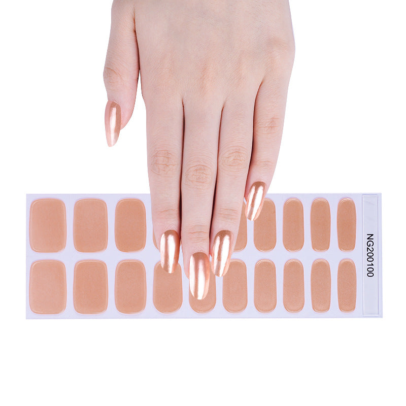 Gel Finger Therapy Light Uv Half Nail Stickers