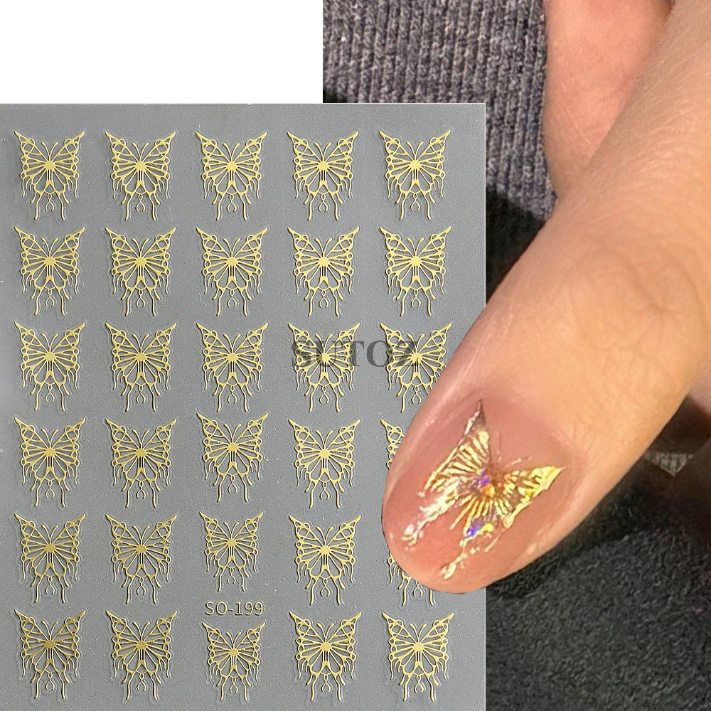 Pure Desire Super Fairy Hollow Liquid Nail Stickers