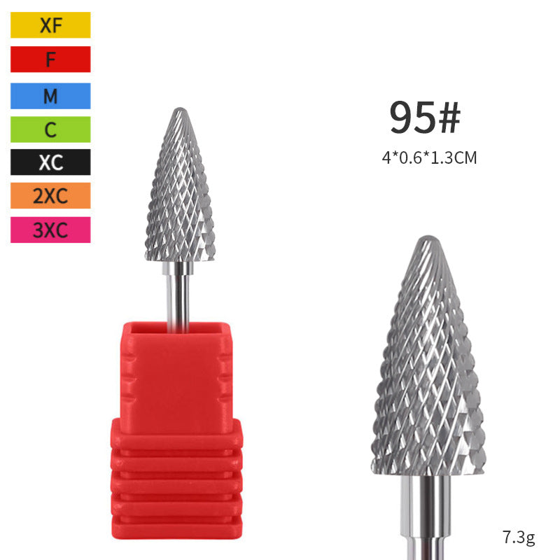 Ensemble d'outils de forage et de clouage en alliage pour machine à tête de meulage en acier