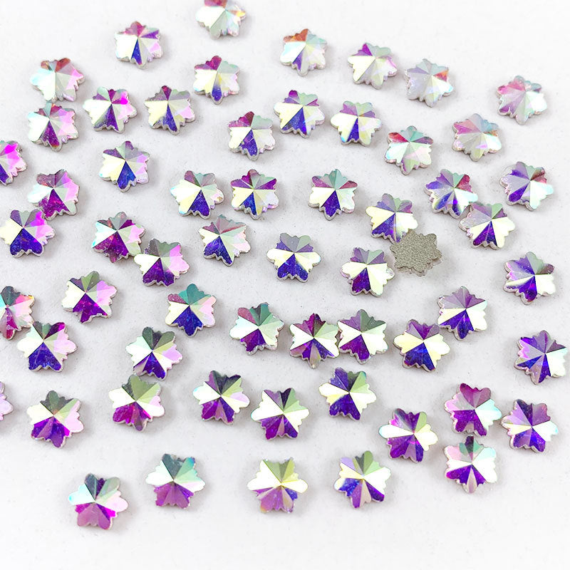 Color Beauty Rhinestone Ornaments Flash Flat-bottomed Fancy Shape Nail Care Nail Art