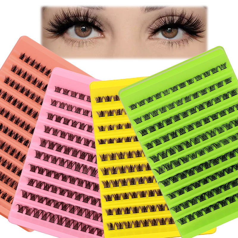 Thick Single Cluster Large Capacity Mixed False Lashes