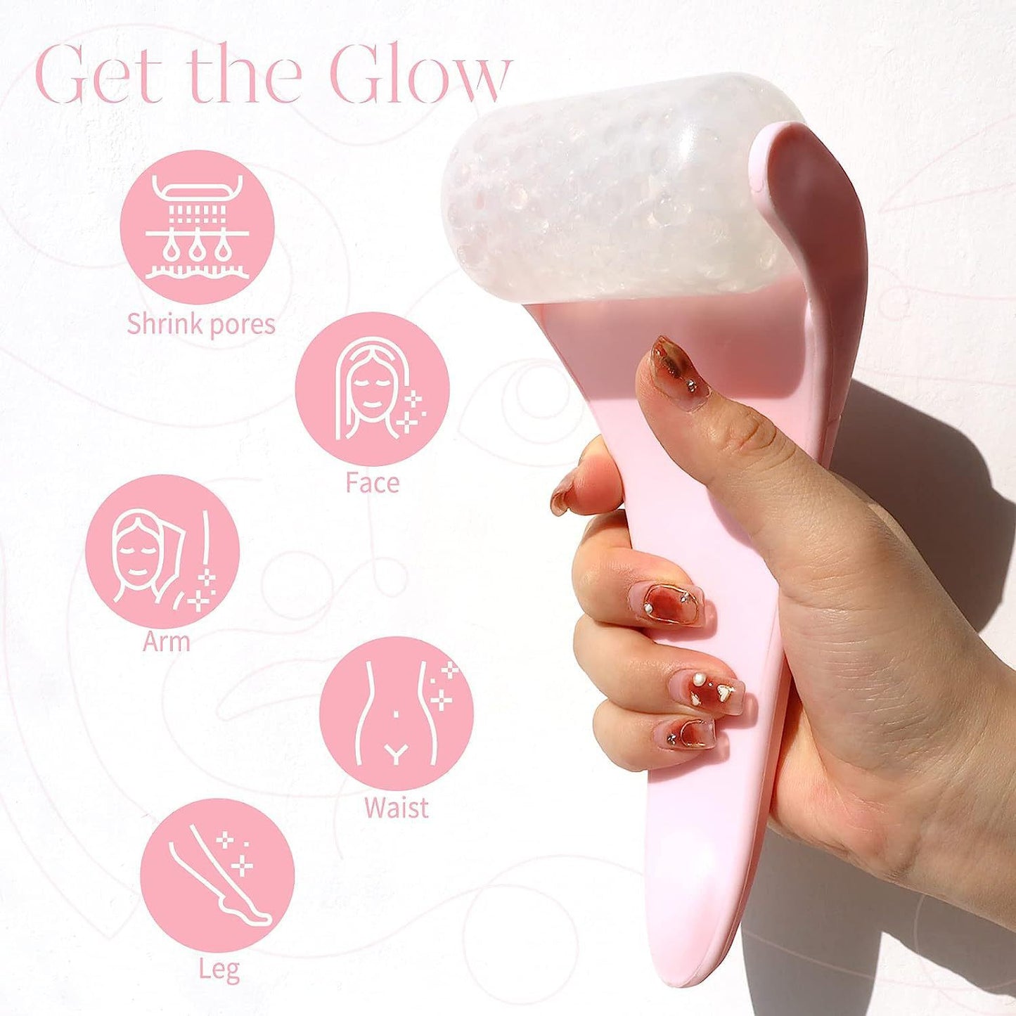 Ice Roller Cold Compress Massager Skin Makeup Accessories