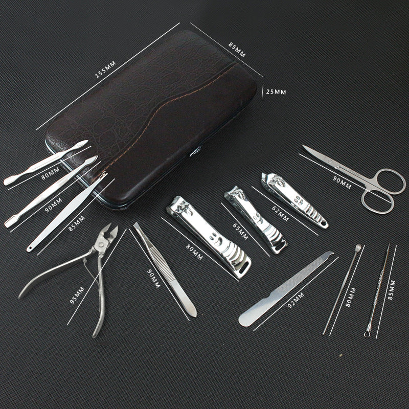 Ensemble d'outils pour ongles, ciseaux, coupe-ongles, manucure élégante et cool