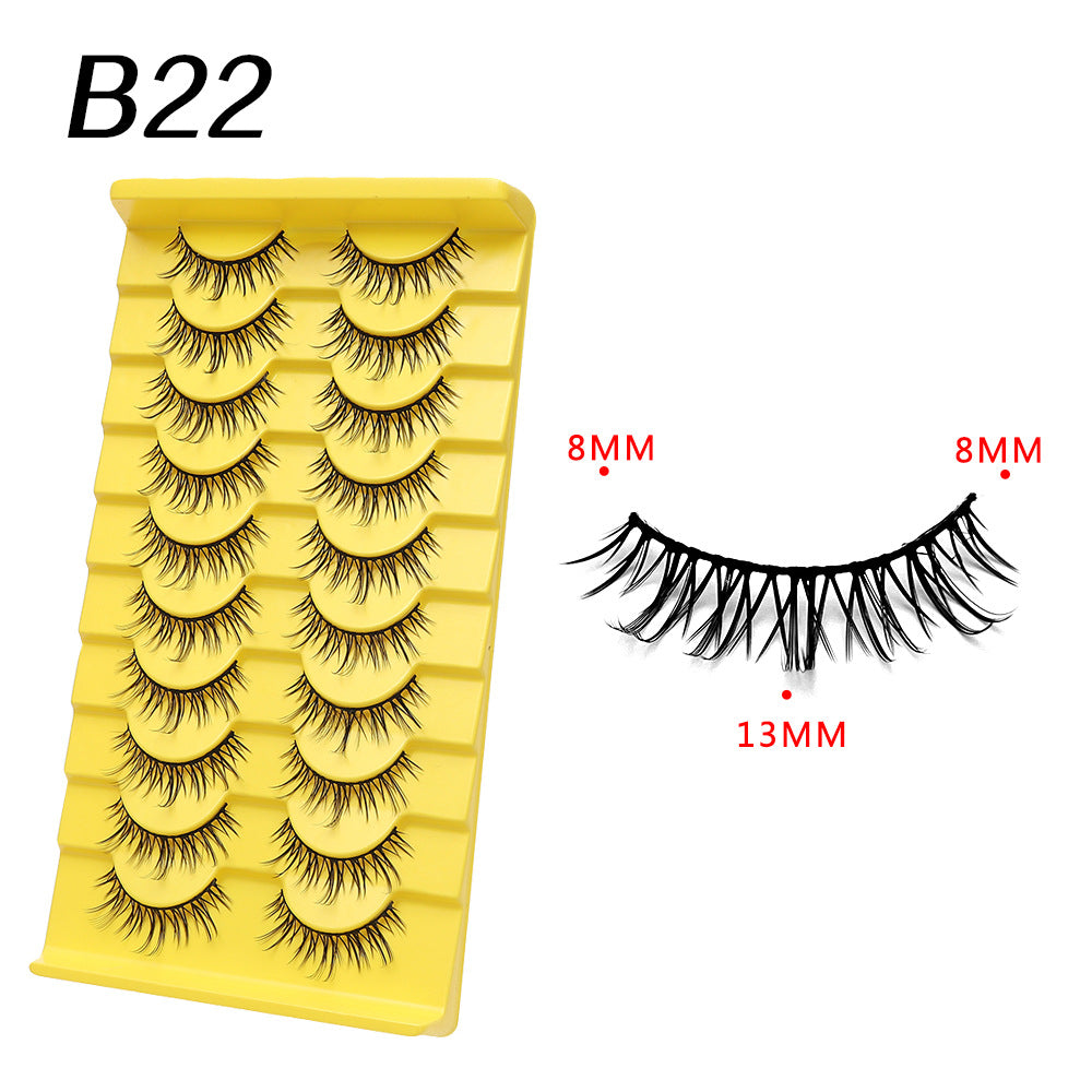 Ten Double Pairs Of Eyelashes Little Devil False Lashes