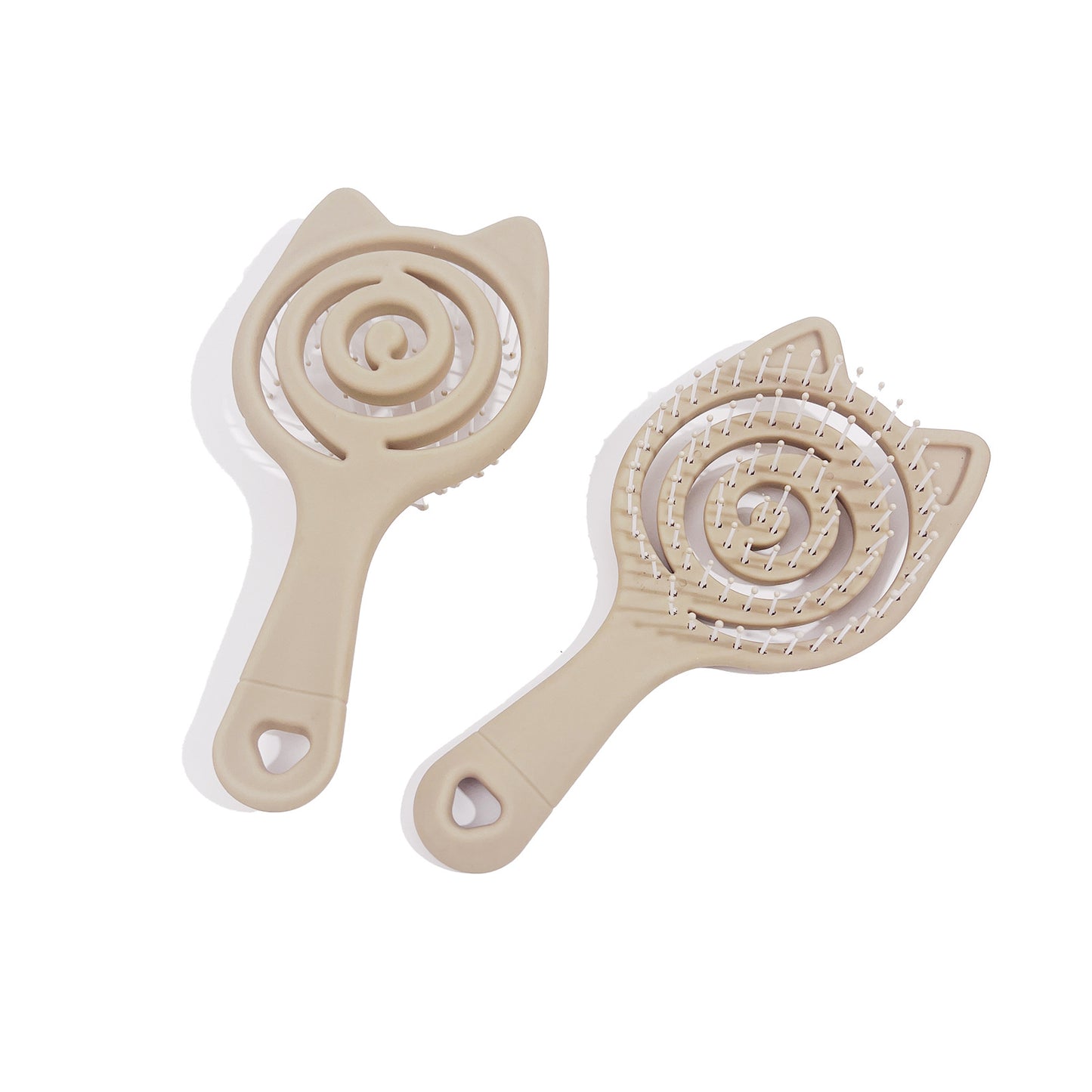 Brosses et peignes de massage du cuir chevelu portables simples et moelleux