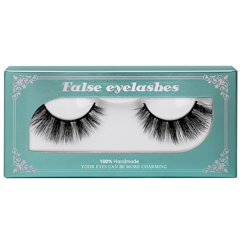 Package Mink Eyelashes Natural Long Thick False Lashes