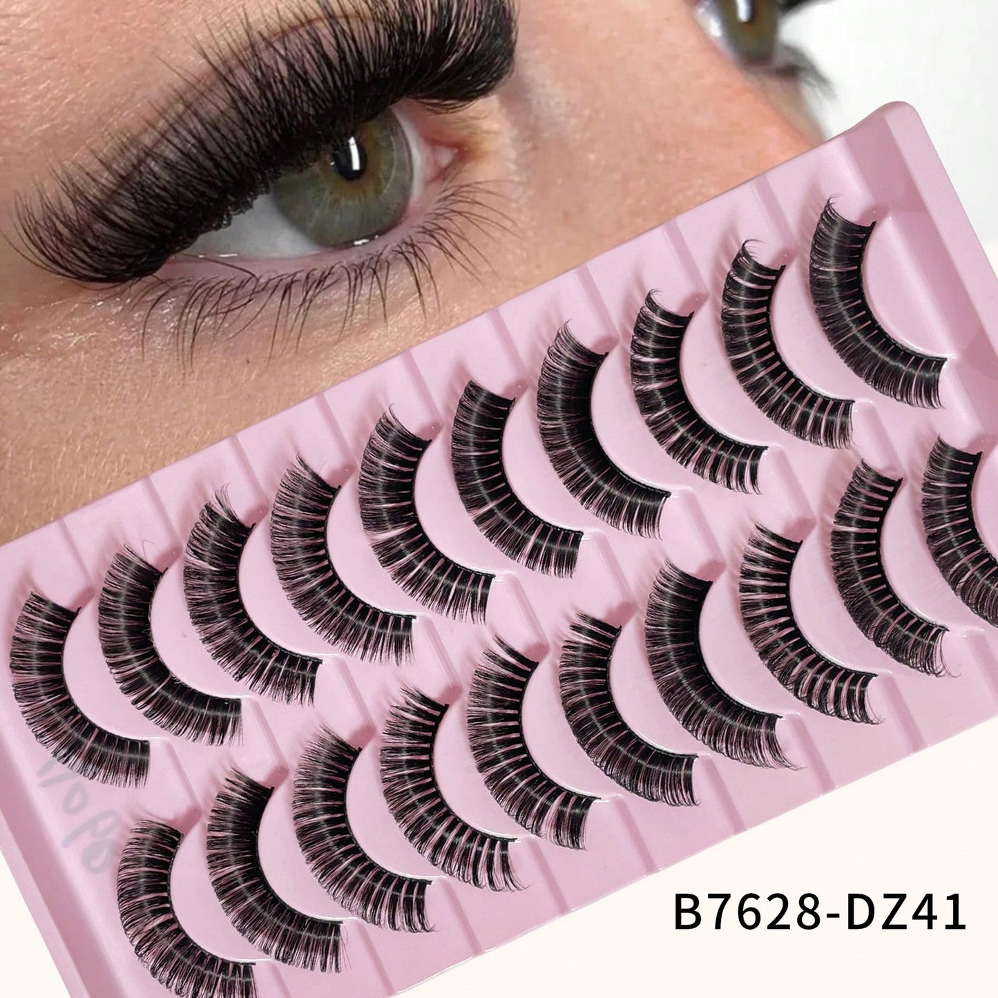 Artificial Mink Simulation One-piece Curling Exaggerated Thick False Lashes