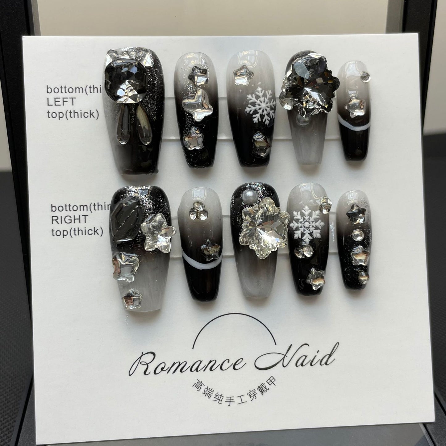 Handmade Wear Light Luxury Full Diamond Nail Stickers