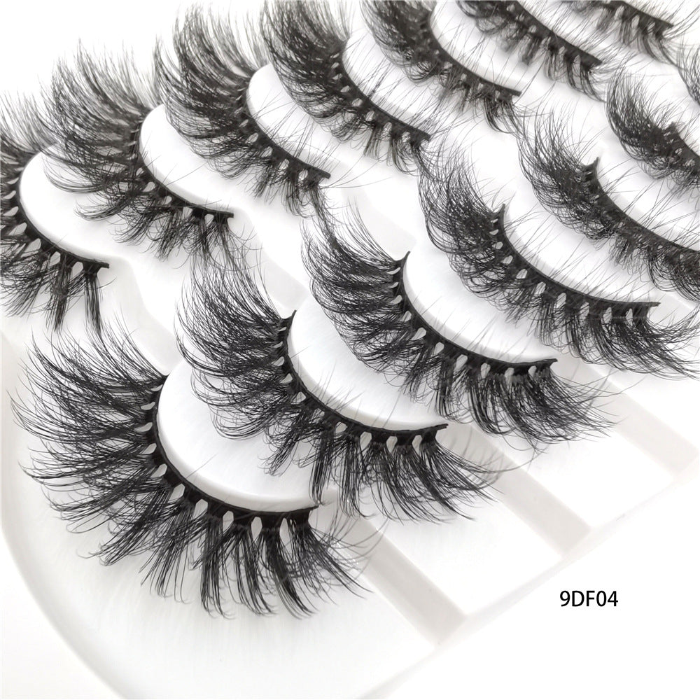 Eyelash Russian Fried Eyelashes Messy Curly Fluffy Pairs Chemical False Lashes