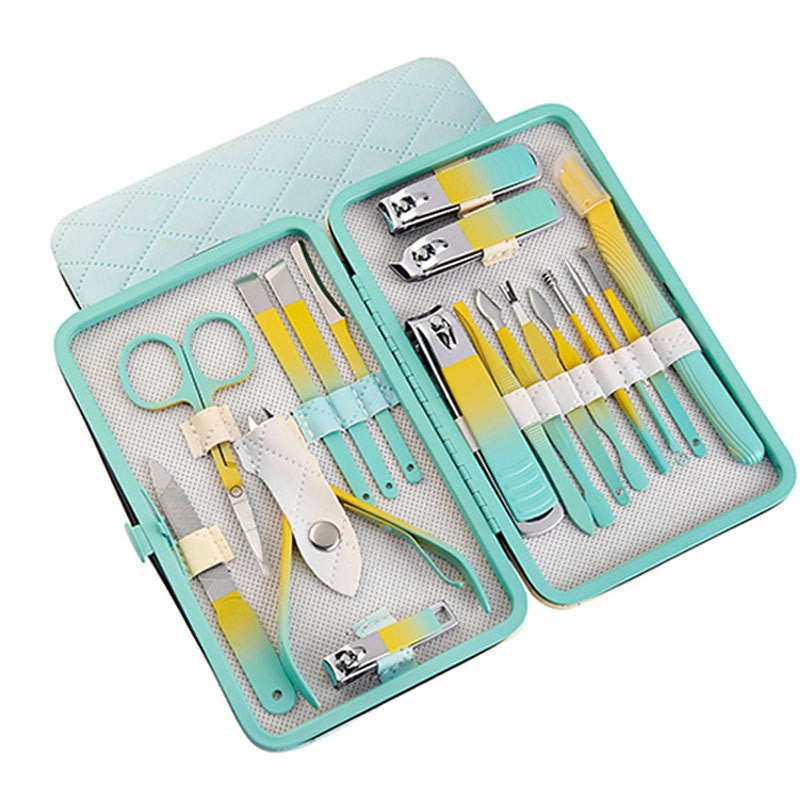 Ensemble d'outils pour ongles, ciseaux, coupe-ongles en acier inoxydable dégradé sélectionné