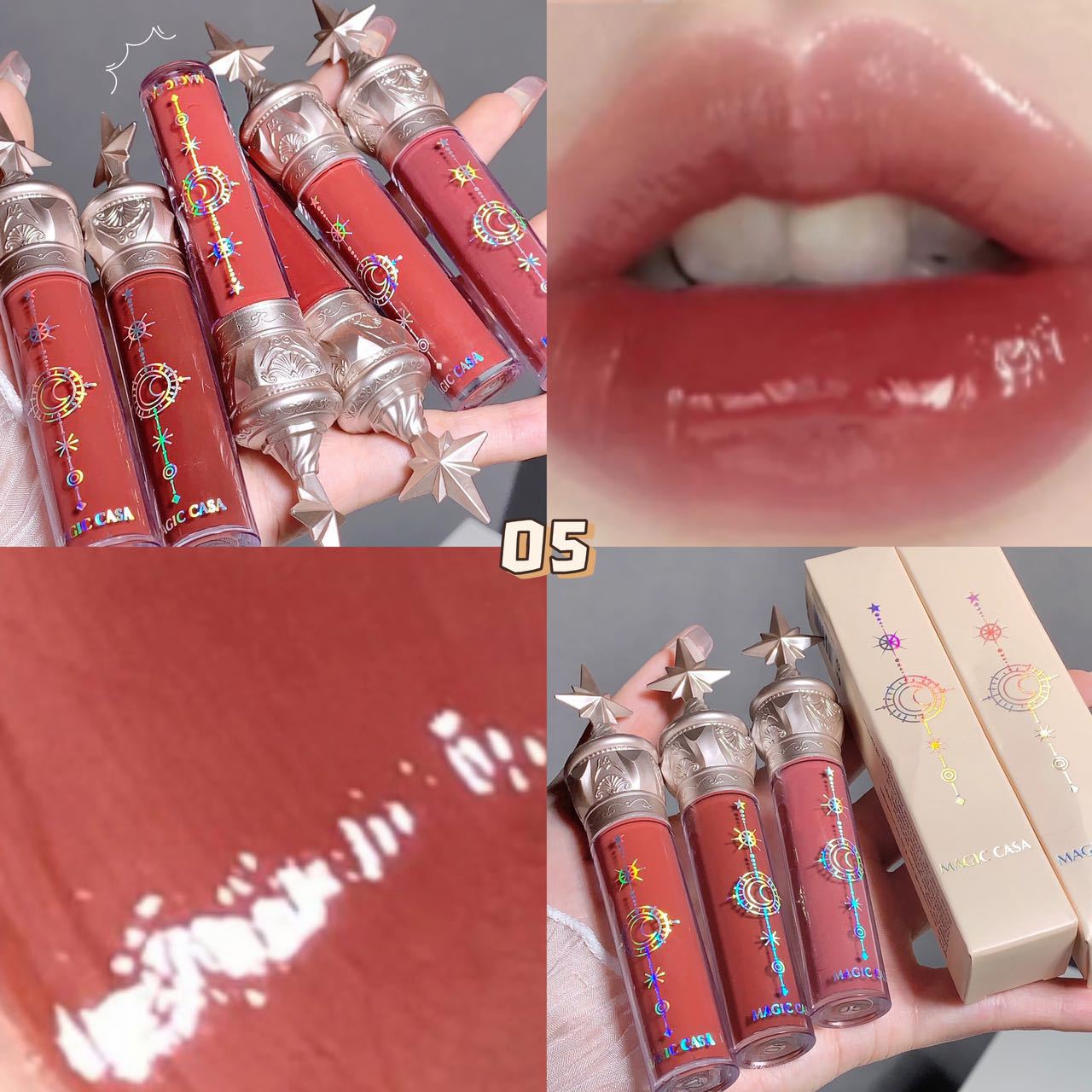 Stick Mirror Lacquer Water Light Gloss Not Easy Lip Glosses