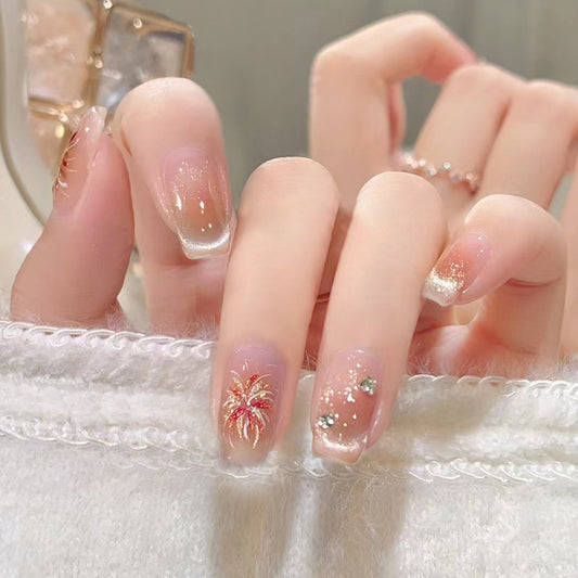 Nail art Wear Armor Blush Fireworks Diamant dans les débris