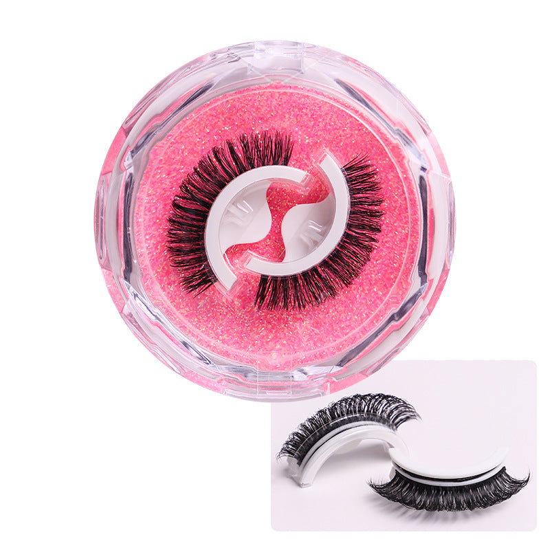 With Dense Curvature Eyelash Pairs Of Chemical Fiber False Lashes