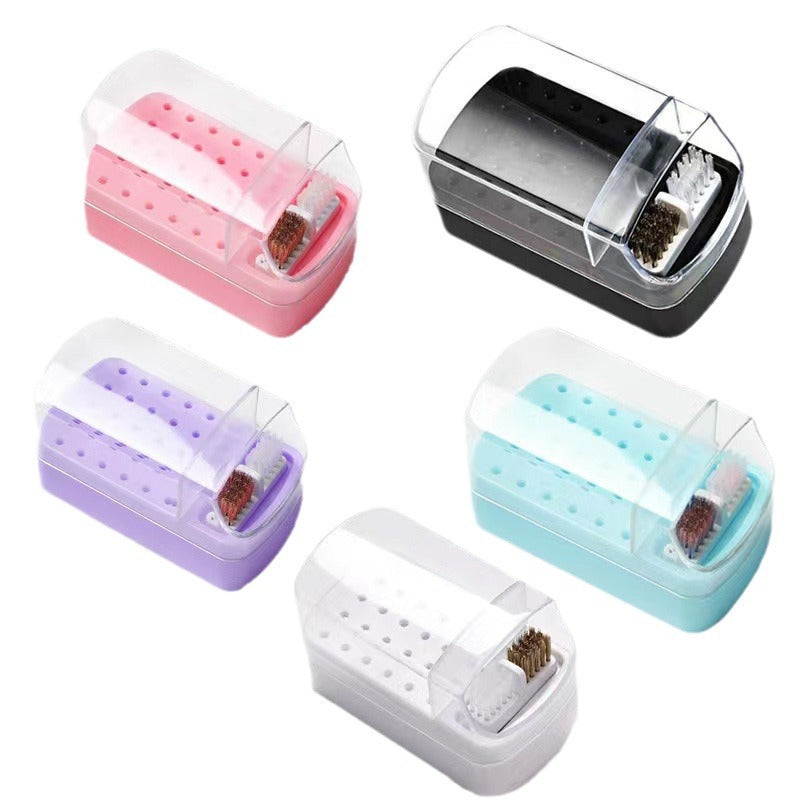 Head Storage Box Cleaning Dust Display Nail Tool Set