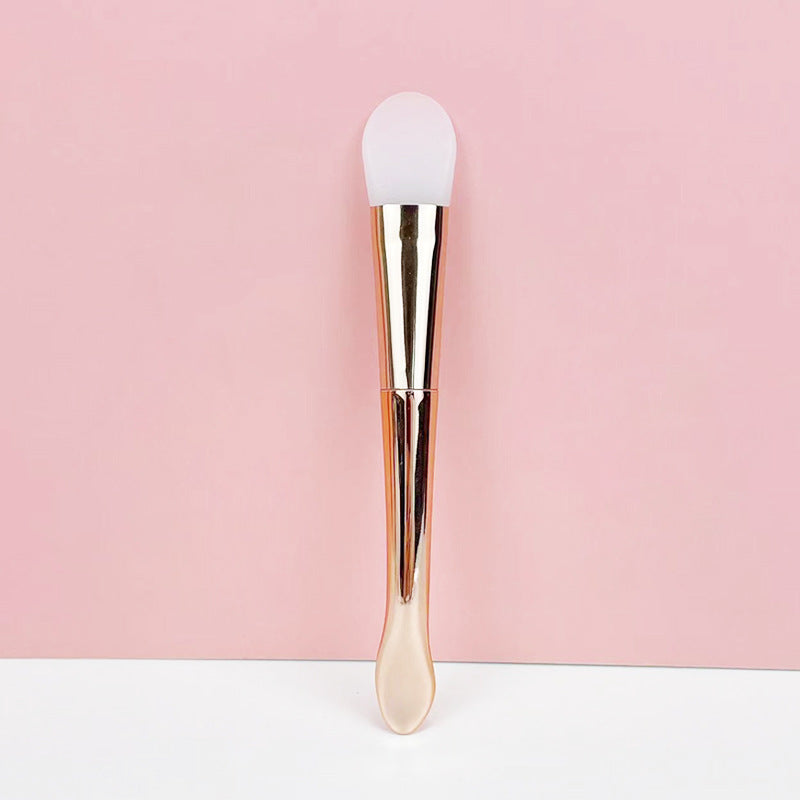 Brosse de traitement à double tête pour le visage, accessoire de maquillage doux en silicone pour masque