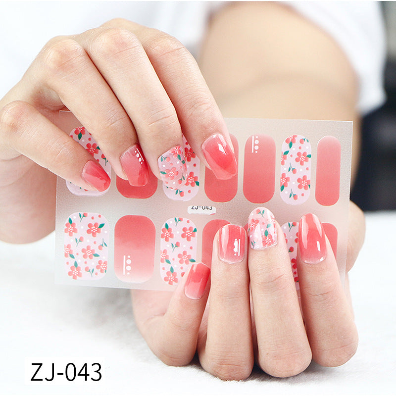 Gel Fresh Waterproof Durable Patch Removable Nail Stickers