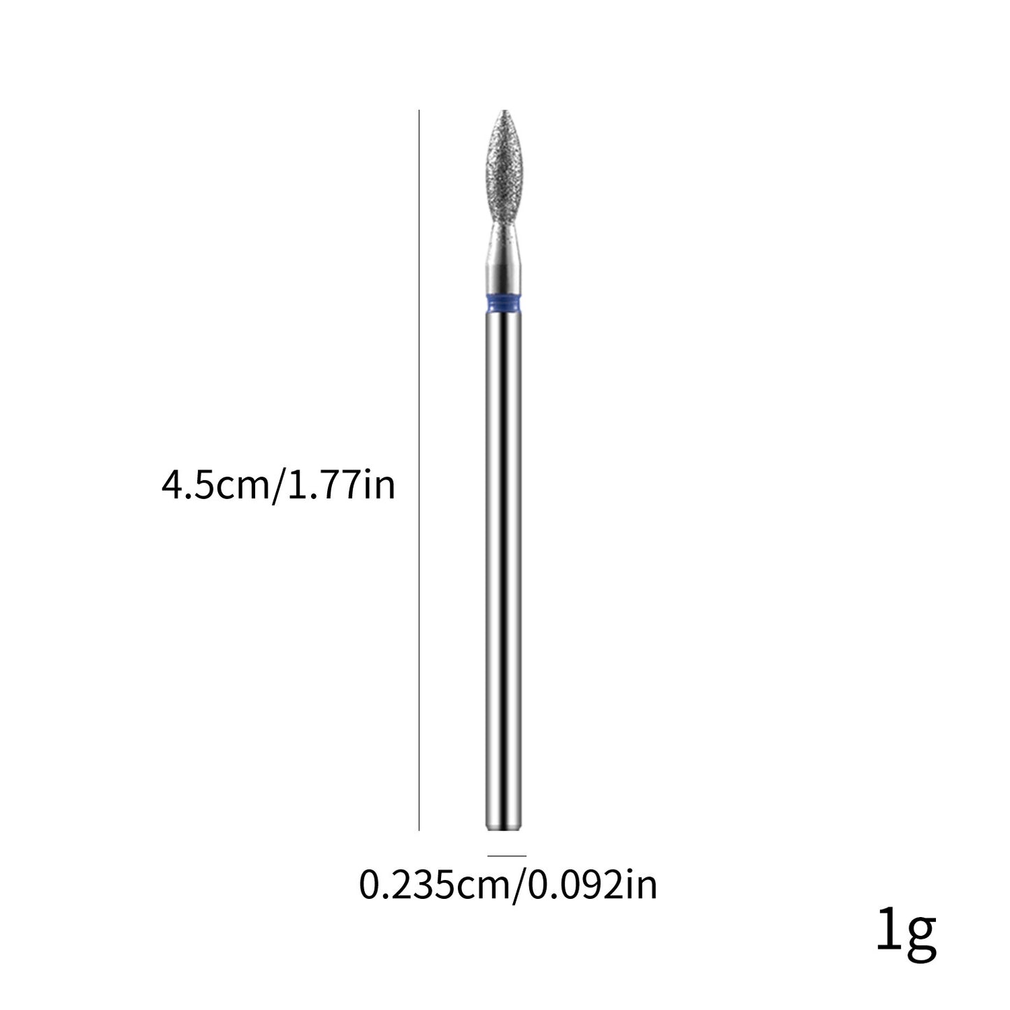 Ensemble d'outils pour ongles en diamant exfoliant russe avec tête de meulage en carbure de silicium