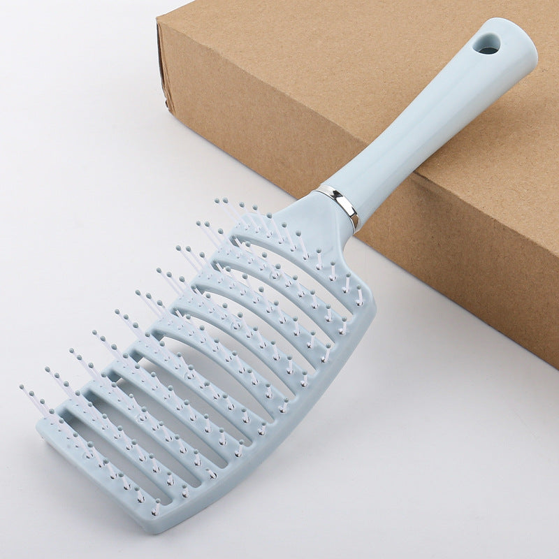 Brosses et peignes à cheveux bouclés en cuir pour hommes avec huile de massage