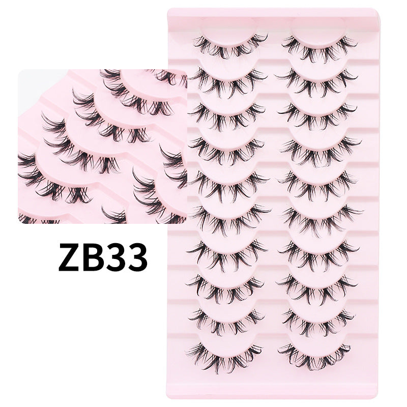 Single Fish Line Stem Segmented Fox False Lashes