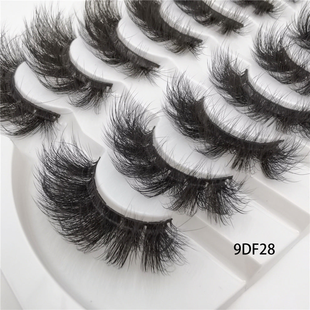 Eyelash Russian Fried Eyelashes Messy Curly Fluffy Pairs Chemical False Lashes