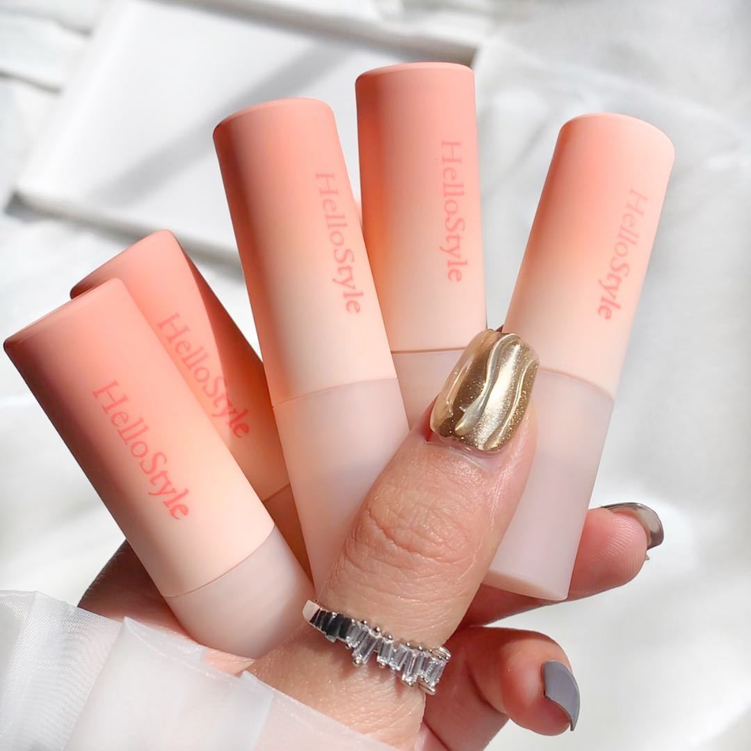 Small Milk Blocks Lacquer Gradient Orange Tube Lip Glosses