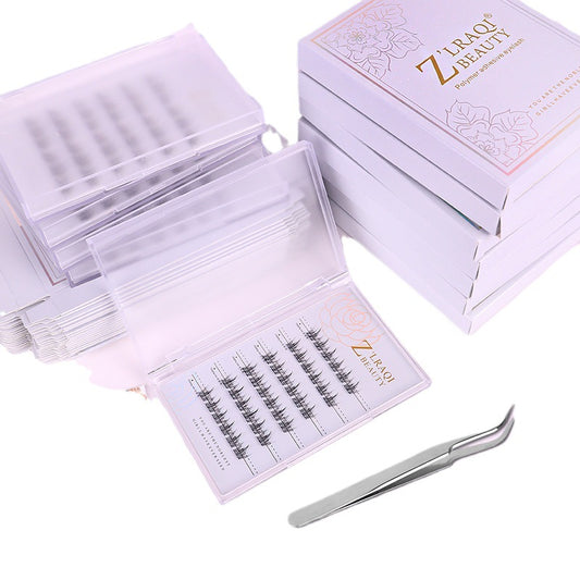 Natural Polymer Self-adhesive Eyelashes Cat Genie False Lashes