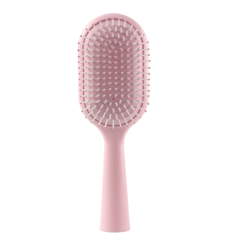 Brosses et peignes à cheveux bouclés longs à coussin d'air pour femmes en forme de macaron mignon