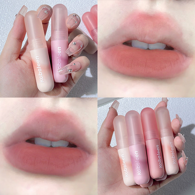 Small Colorful Egg Nude Mud Lacquer Lip Glosses