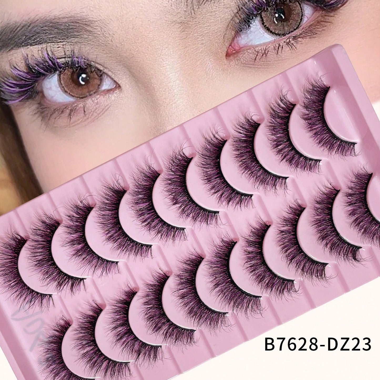 Artificial Mink Simulation One-piece Curling Exaggerated Thick False Lashes