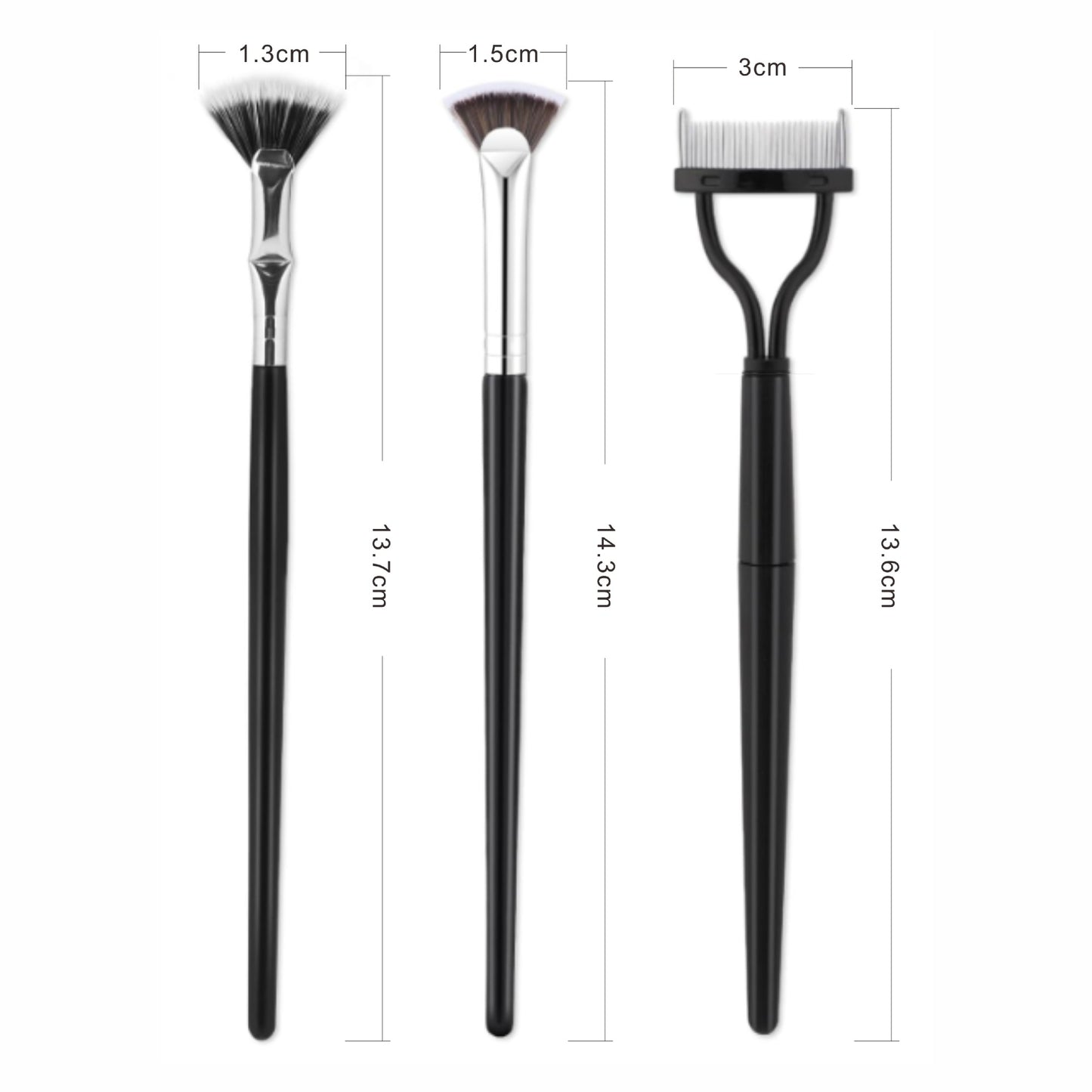 Suit Steel Tooth Brow Groomer Mascara Brush Uniform Makeup Brushes Accessories