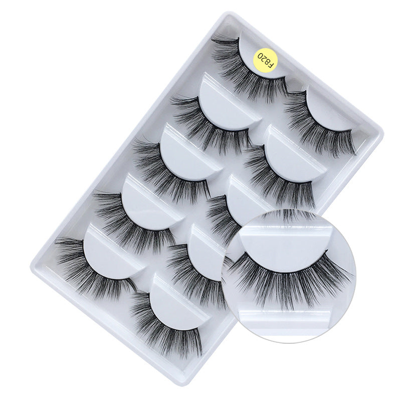 Eyelashes Natural Thick Pairs Mixed Eyelash False Lashes