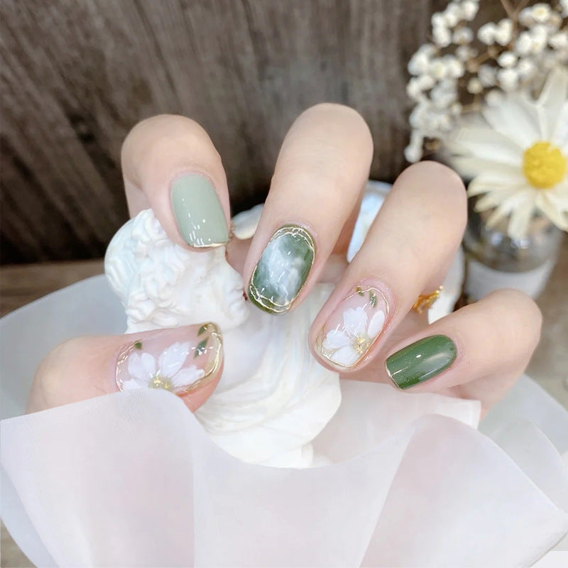 Patch amovible Summer Camellia Manucure Wear Nail Art