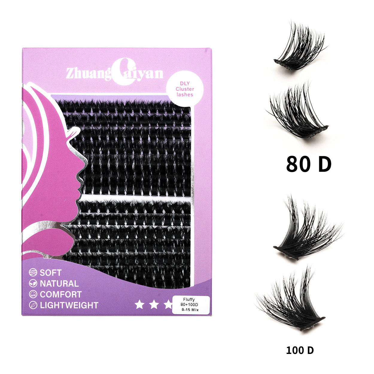 Eyelashes Fly Fluffy Qu Hot Melt False Lashes