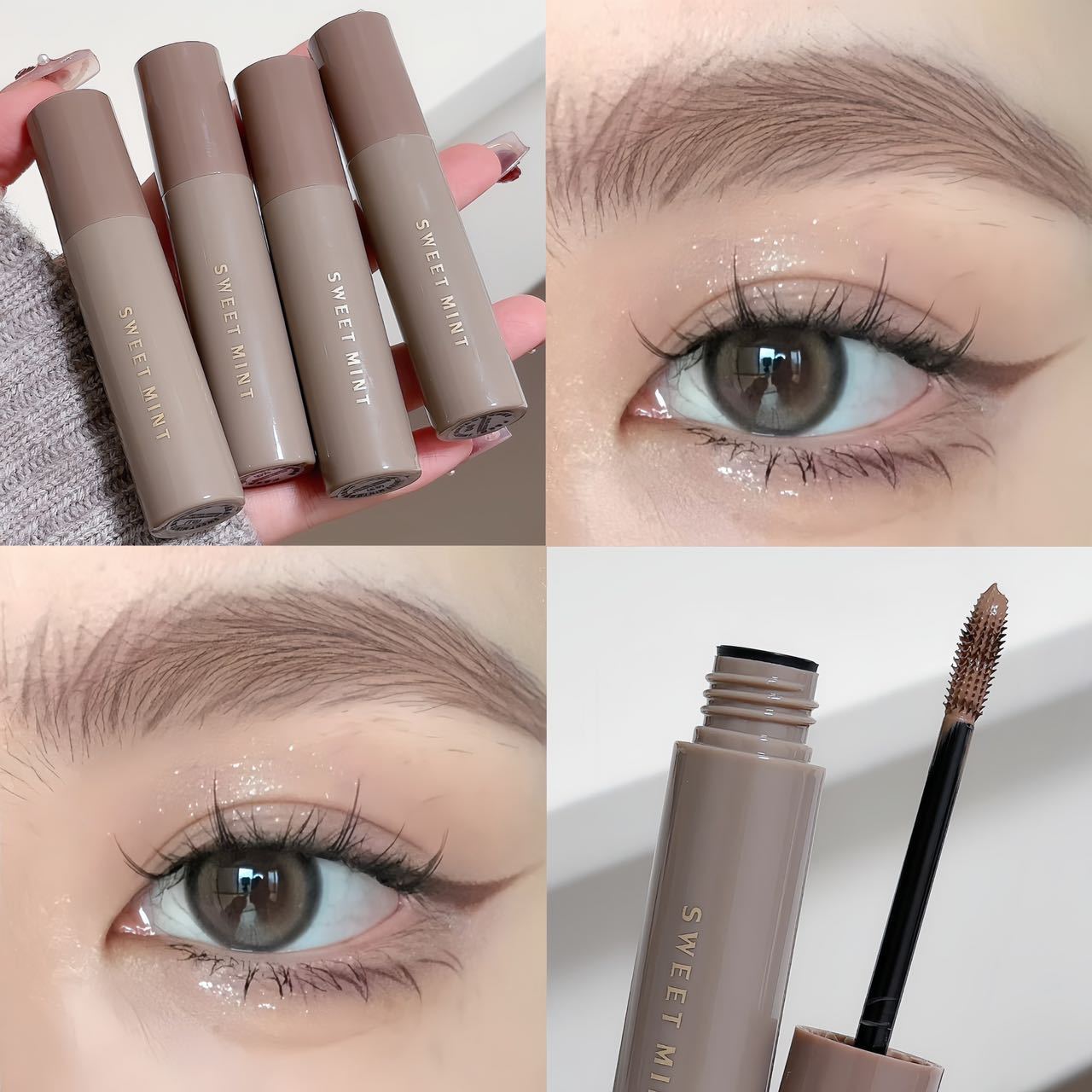 Crème à sourcils colorée pour femme, longue tenue, imperméable, sans accessoires de maquillage pour les yeux