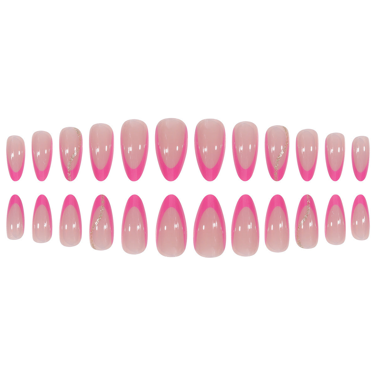 Manucure Patch Amovible Faux Ongle Court Finition Nail Art