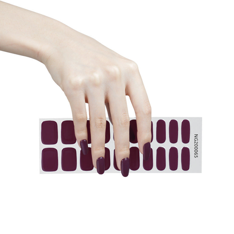 Gel Finger Therapy Light Uv Half Nail Stickers