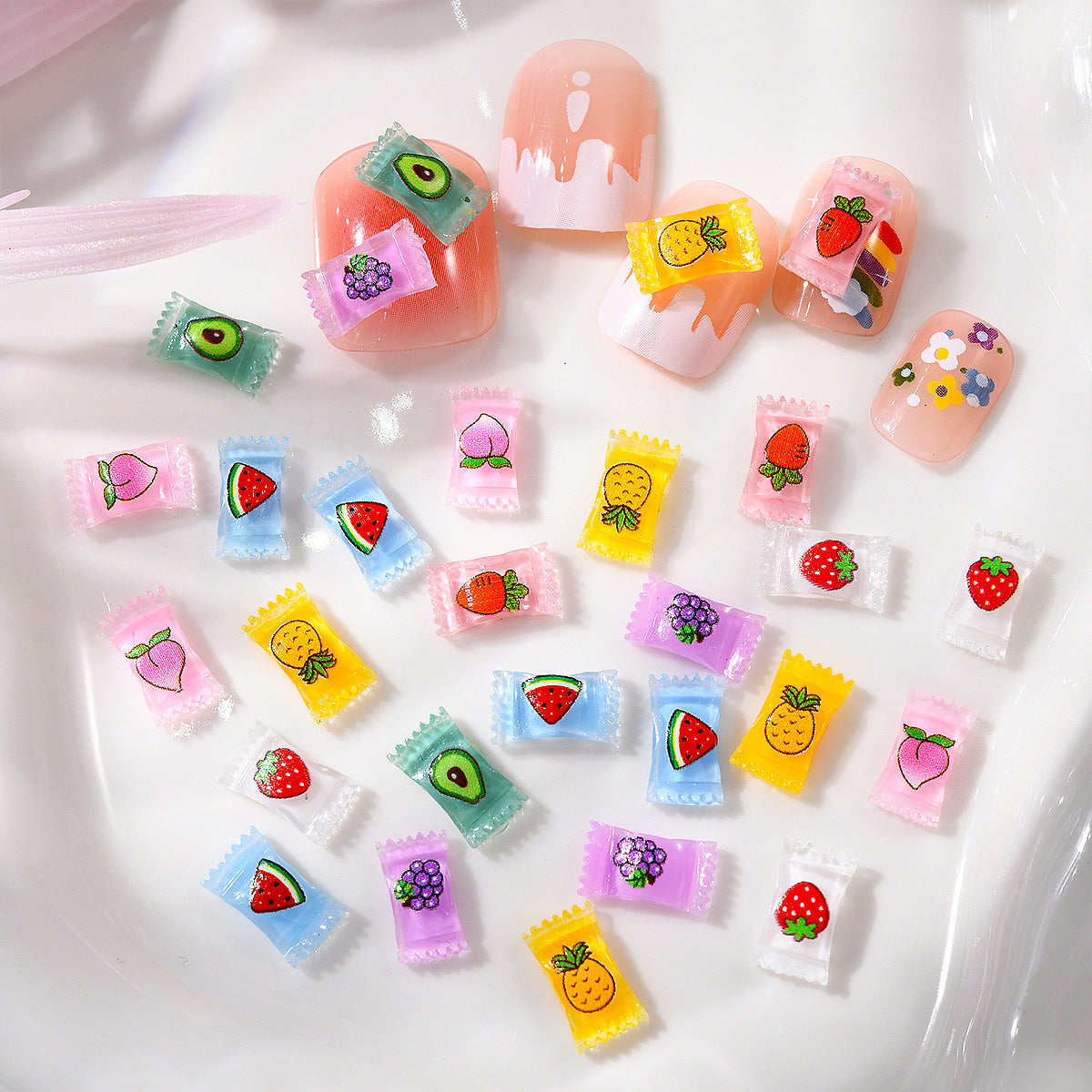 Children's Mini Fun Dessert Barrettes Phone Case Nail Care Nail Art