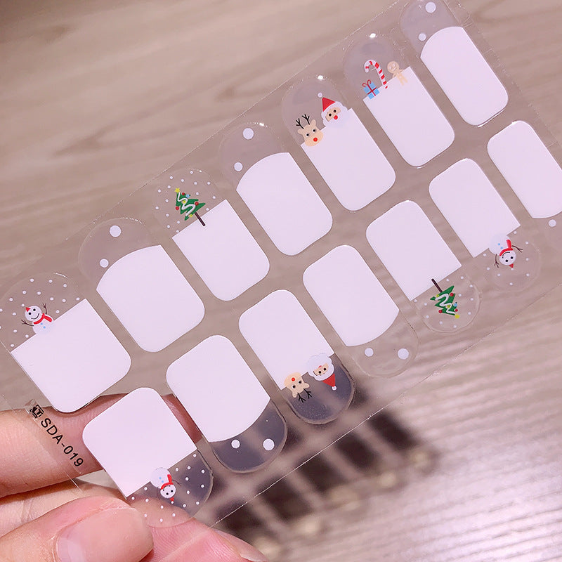 Style Beauty Full Small Cute Tree Nail Stickers